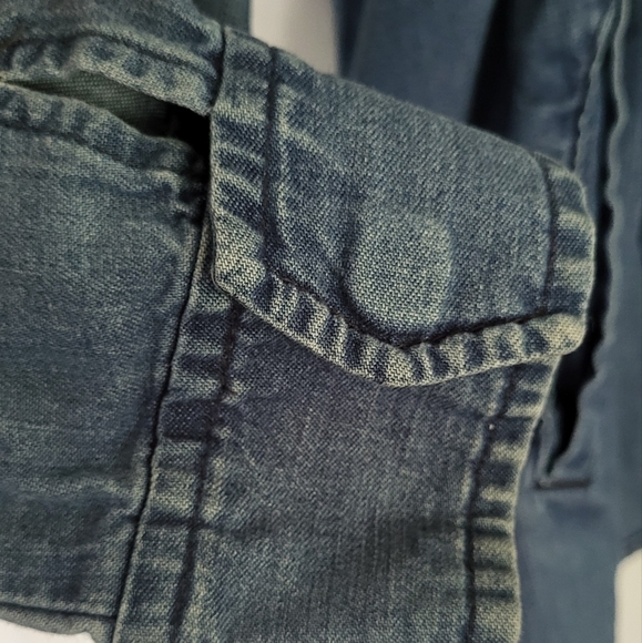 Silence + Noise Kirra Swing Chambray Trench Coat - Picture 6 of 9